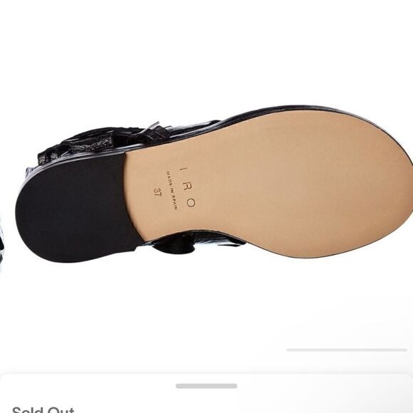 IRO Benila Leather Gladiator Sandal new size 36 - Picture 4 of 8